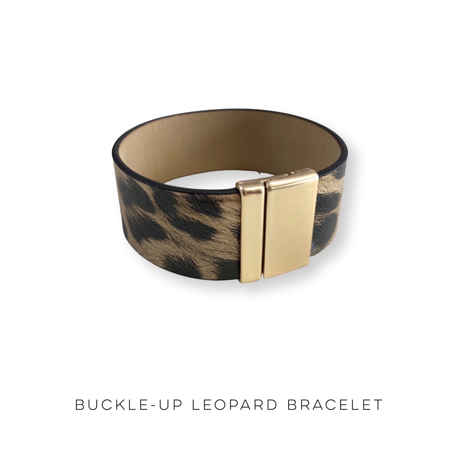 Buckle-Up Leopard Bracelet