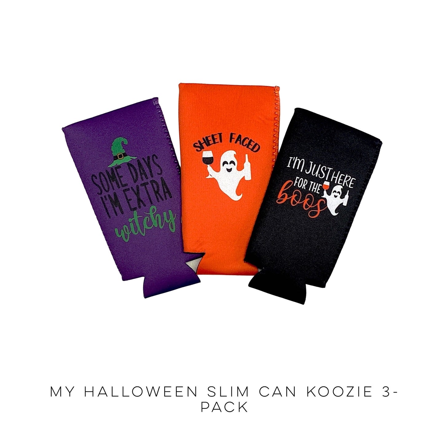 My Halloween Slim Can Koozie 3-Pack
