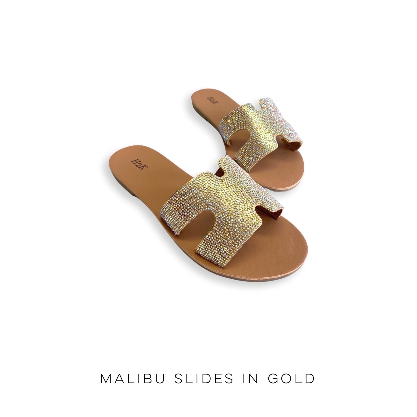 Malibu Slides in Gold