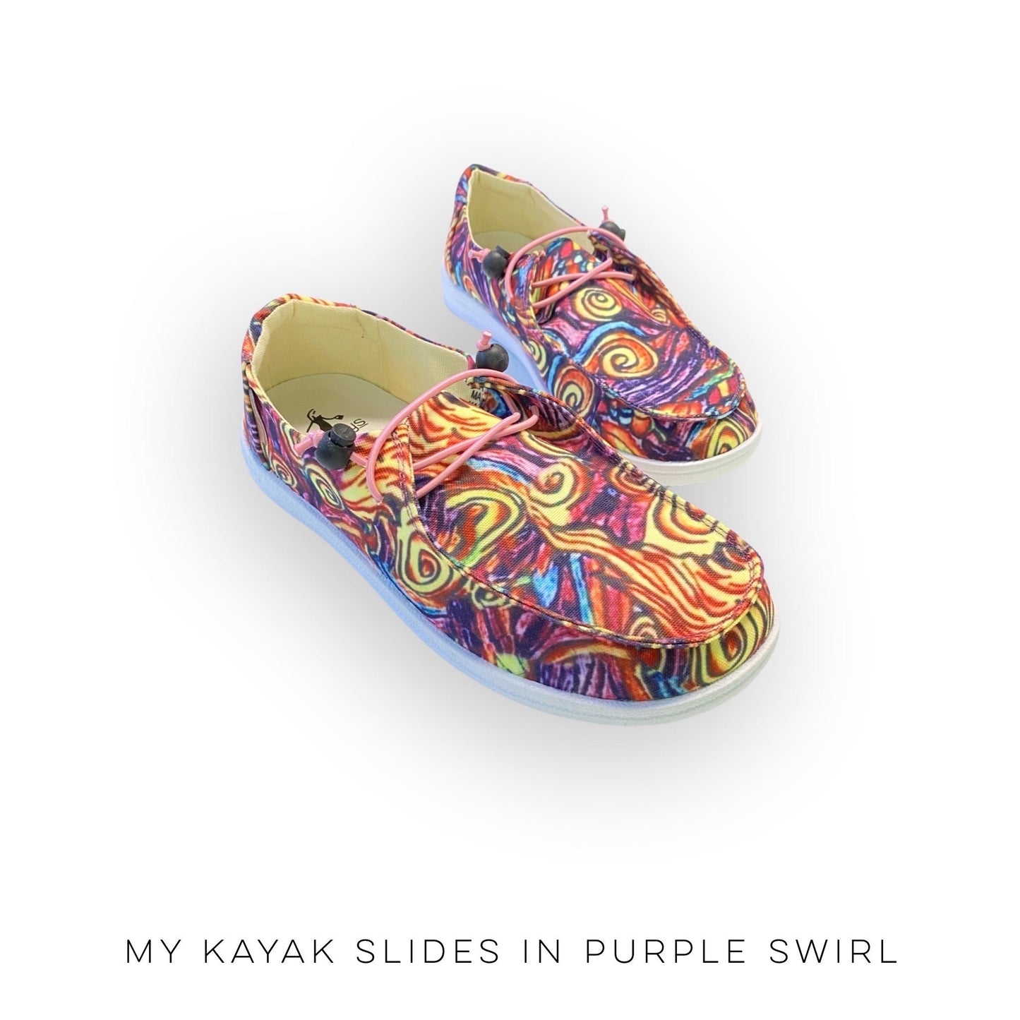 My Kayak Slides in Purple Swirl