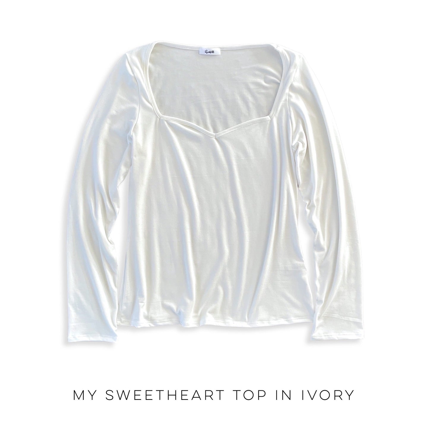 My Sweetheart Top in Ivory