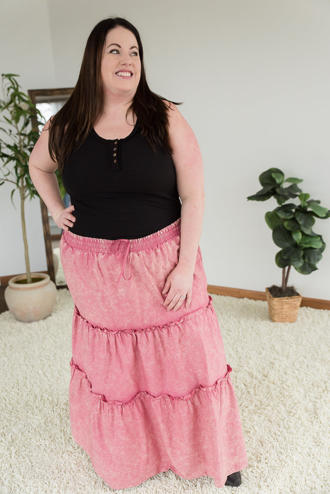 All Worthwhile Skirt in Rose
