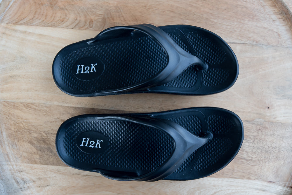 Feel the Joy Sandals in Black