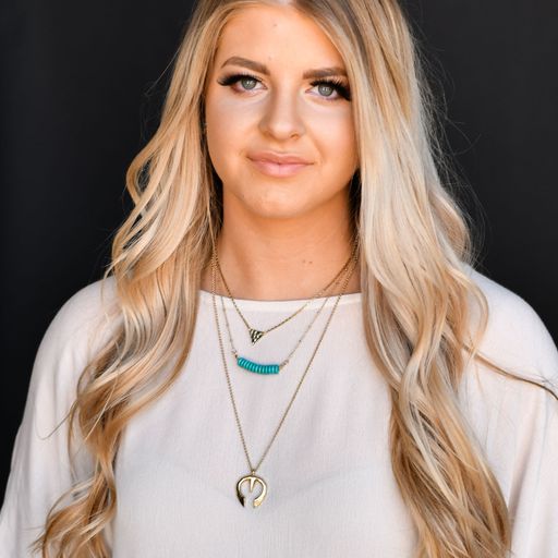 Burnished Gold Three Tier Necklace with Naja