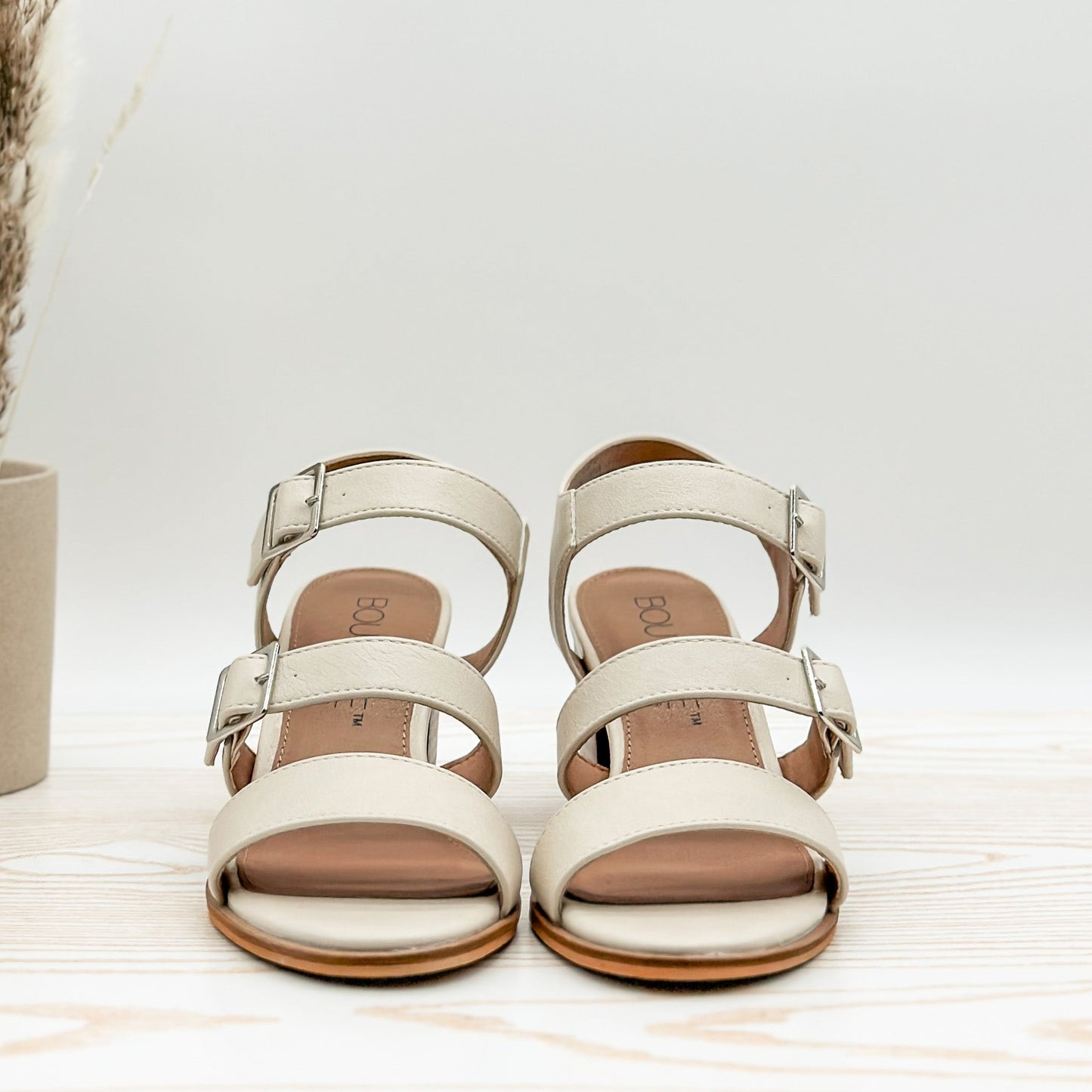Corkys Banter Heeled Sandal in Cream