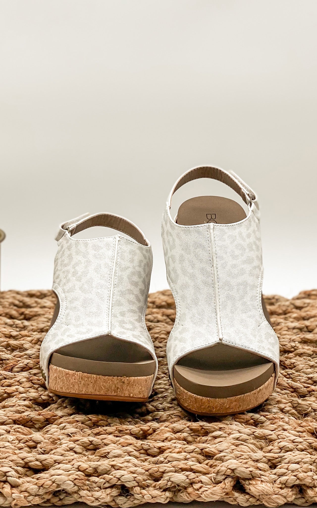 Corkys Carley Wedge in White Leopard