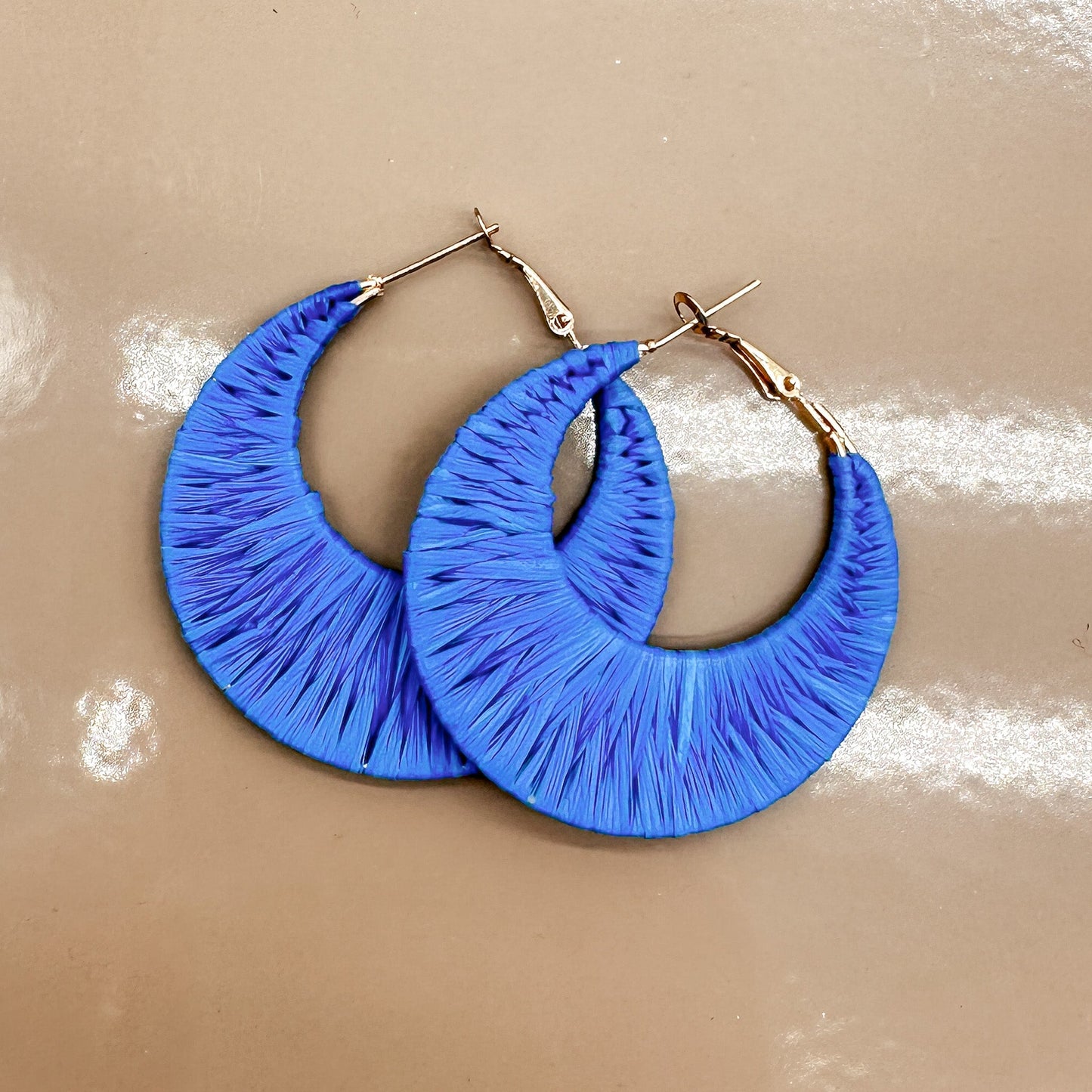 Boho Hoops in Blue