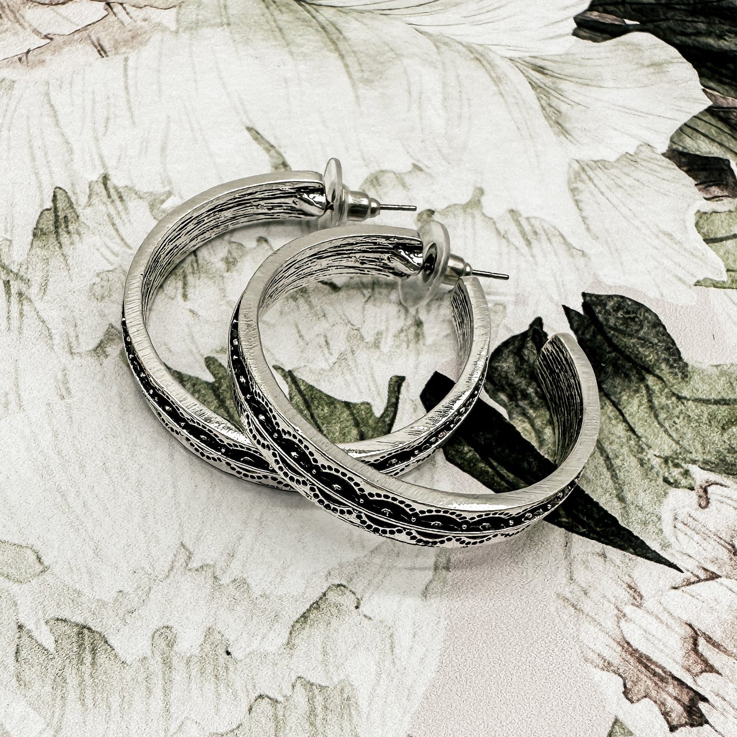Stamped Hoops