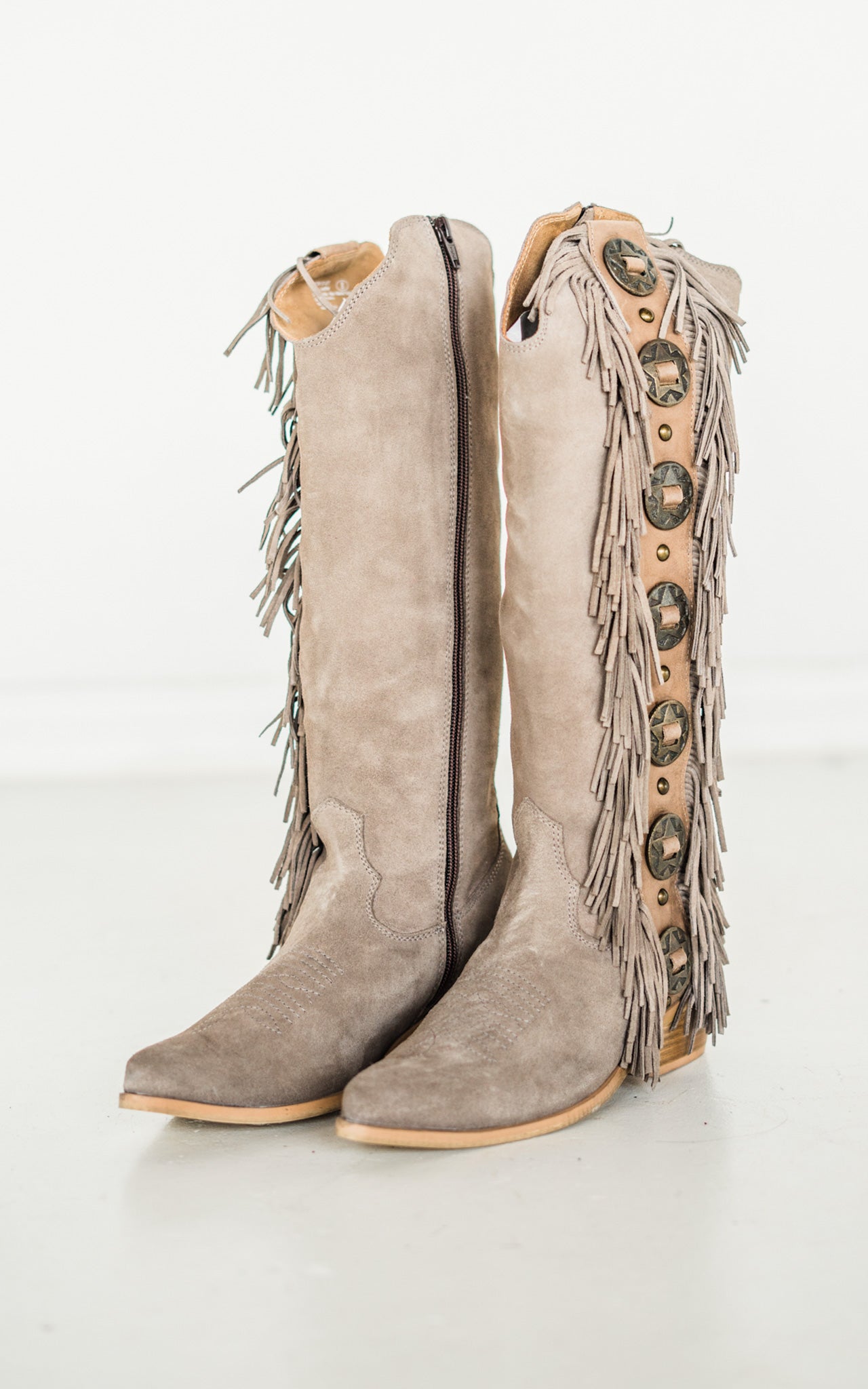 Naughty Monkey Rodeo Doll Boot in Taupe
