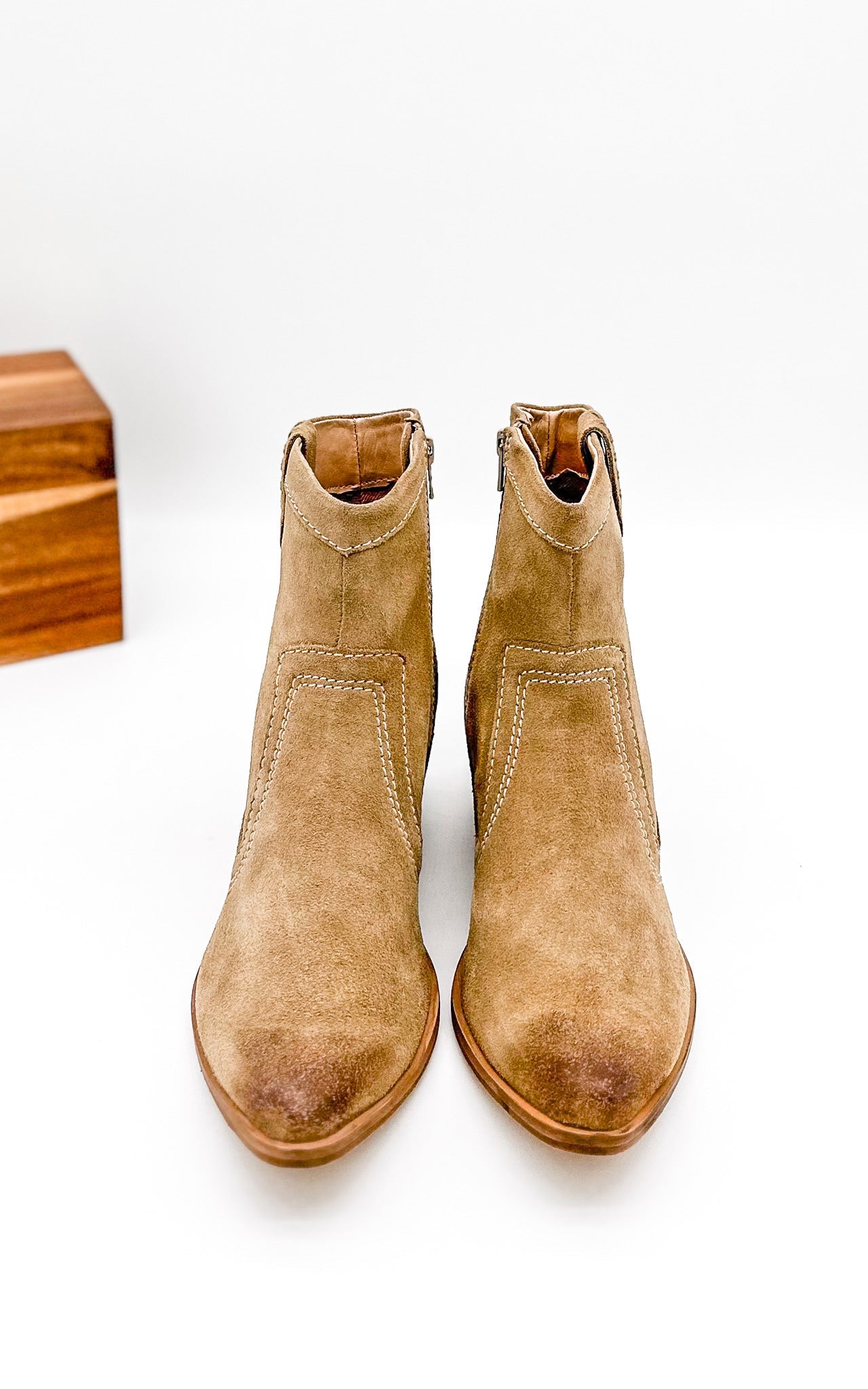 Naughty Monkey Smithy Booties in Beige