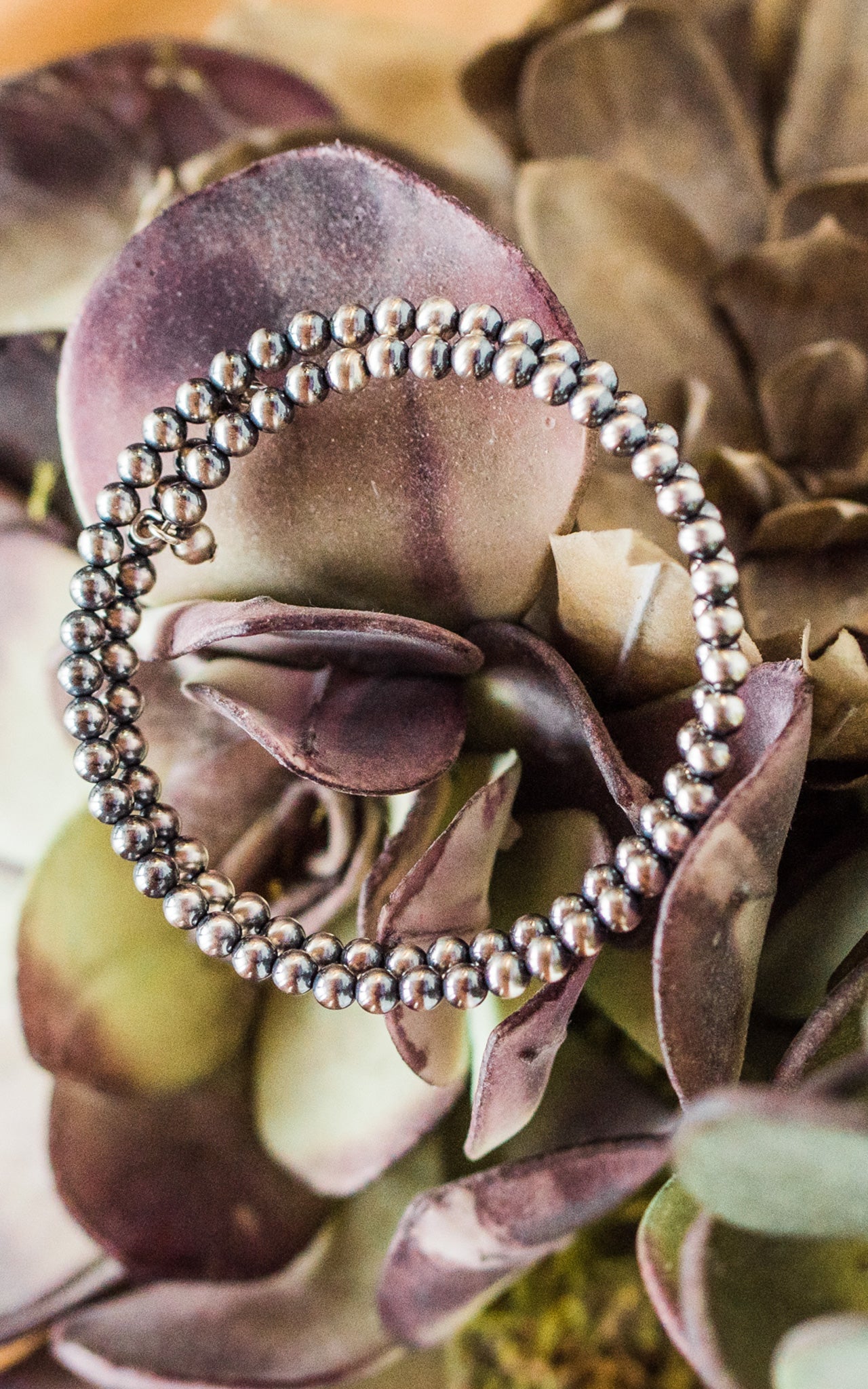 Mason Lee Memory Wire Navajo Pearl Wrap Bracelet
