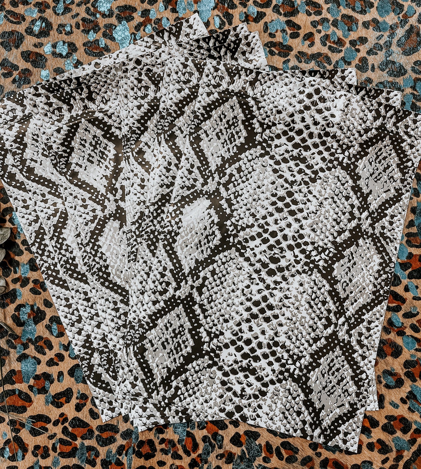 10X13 Snake Skin Poly Packs Of {10}