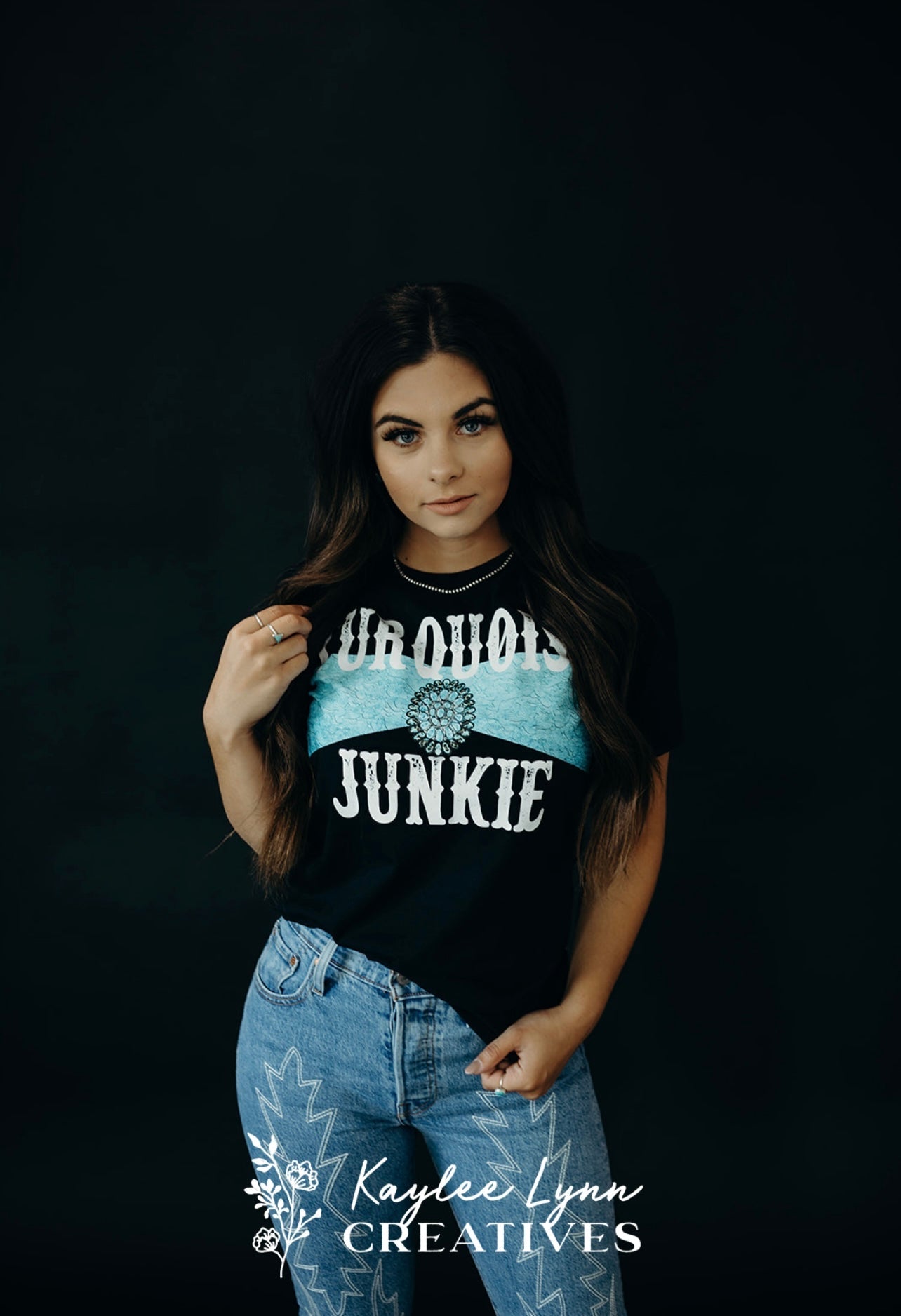 Turquoise Junkie (Black)