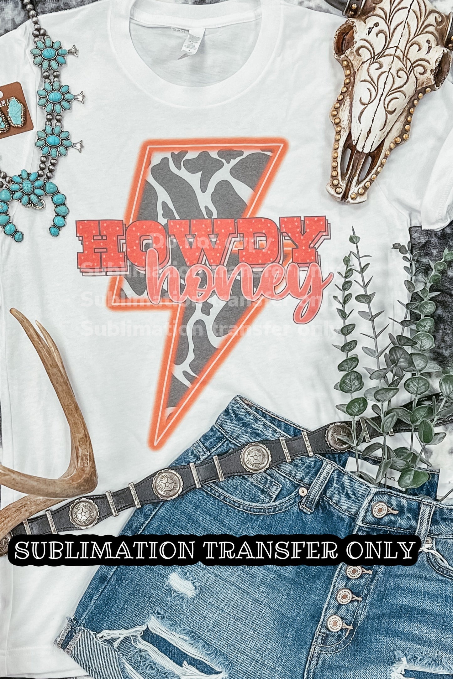 SUB TRANSFER- Howdy Honey Lightning Bolt