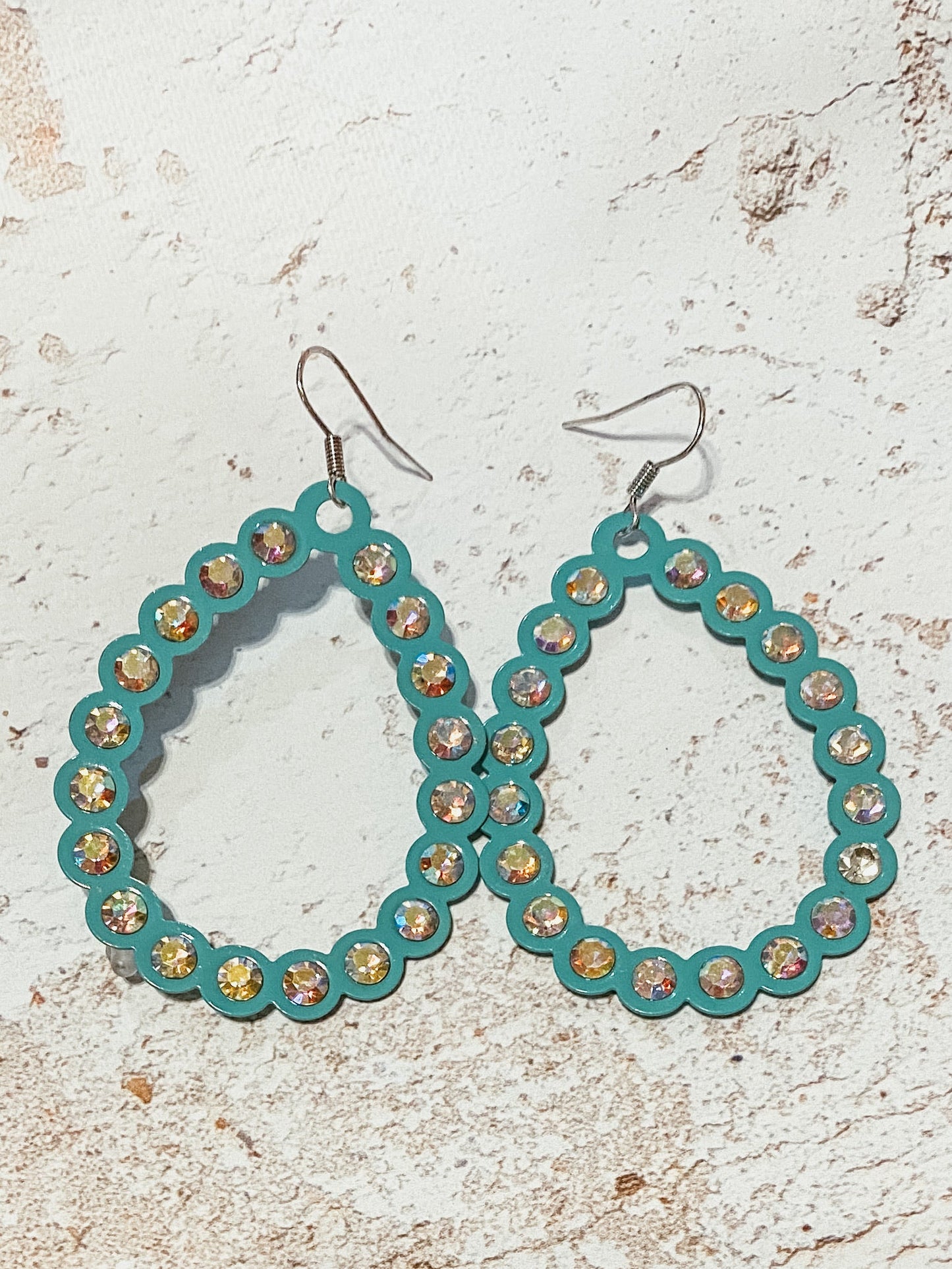 Bedazzled Hoops