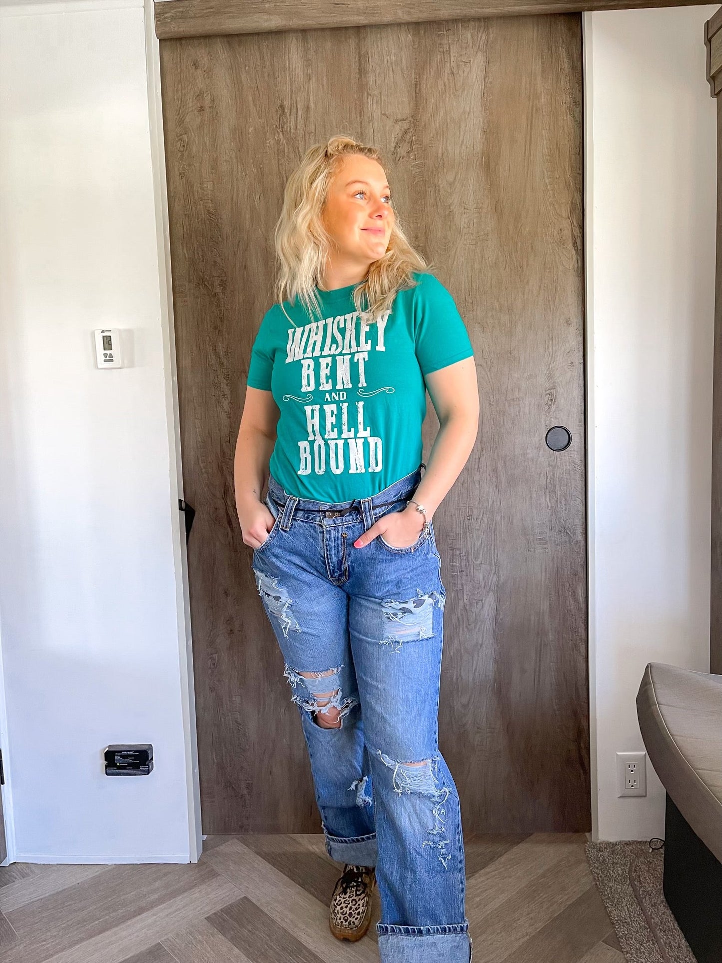 Whiskey Bent and Hell Bound Tee