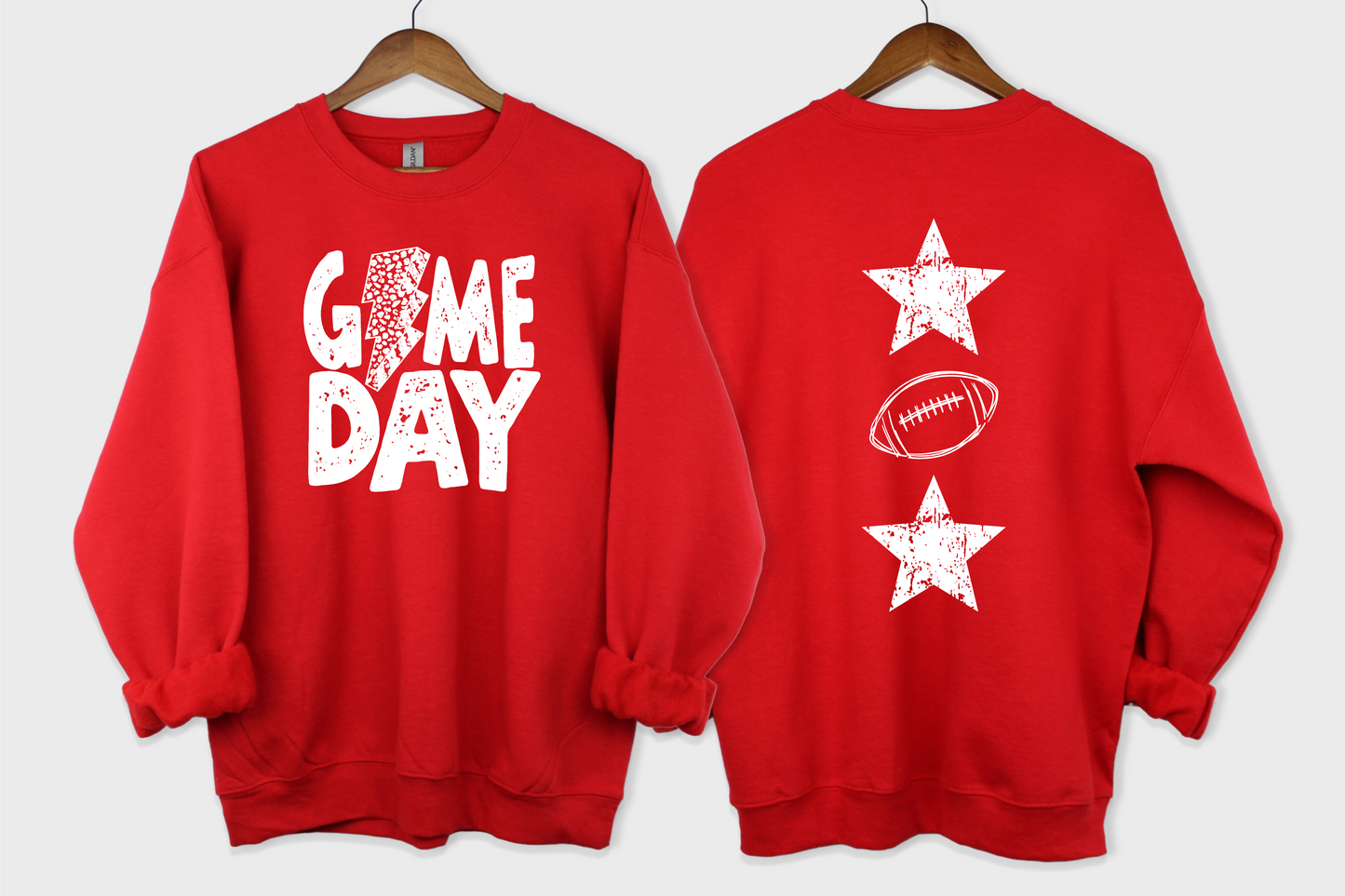 Game Day Sweatshirt Football - Multiple Color Options