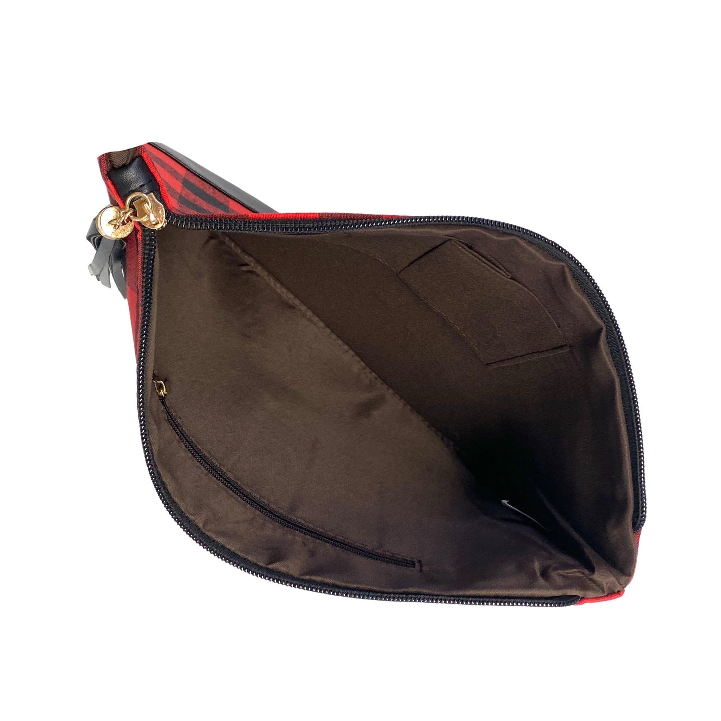 Adorned with Plaid Clutch