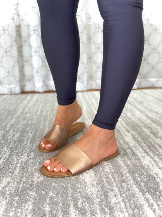 All Natural Slides in Rose Gold