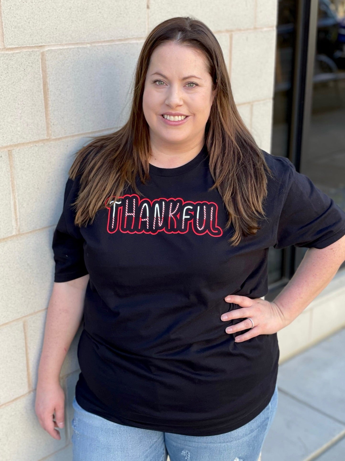 Thankful Plaid Graphic Tee