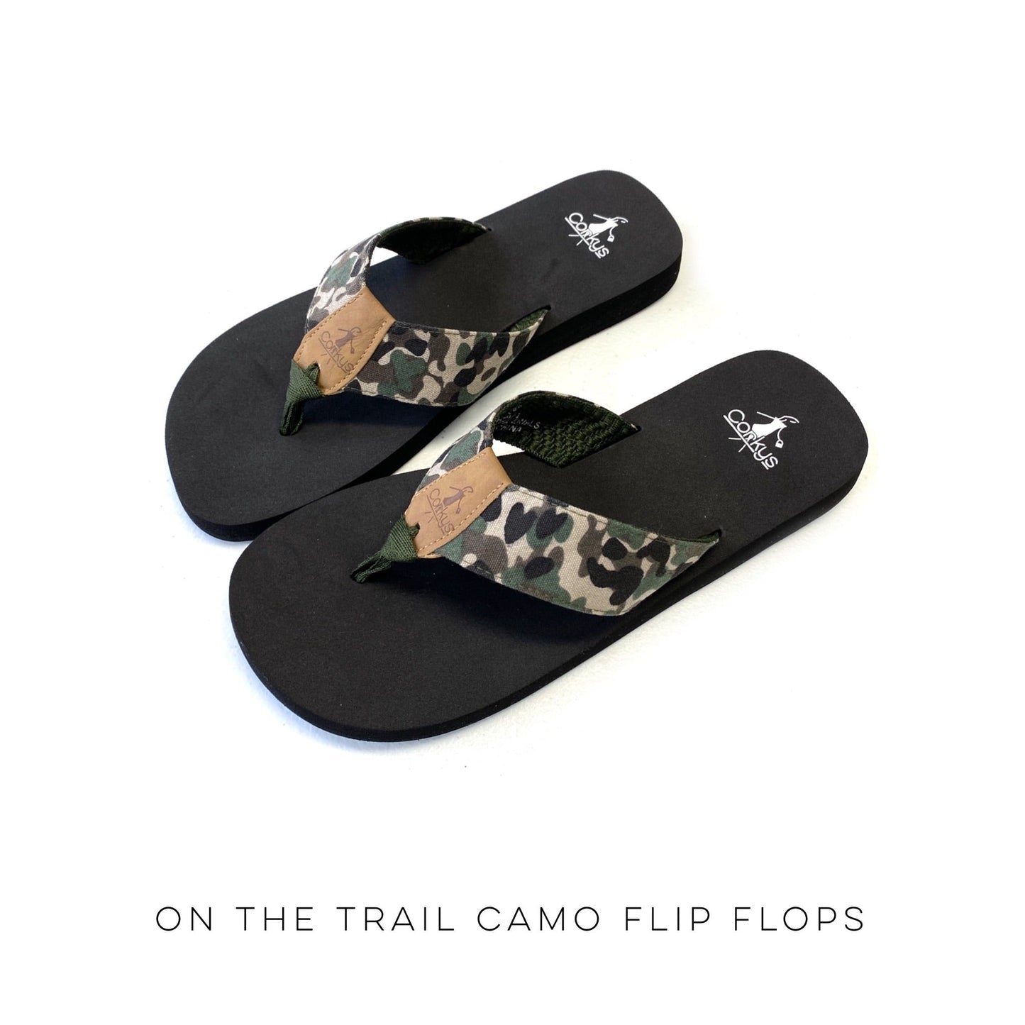 On The Trail Camo Flip Flops