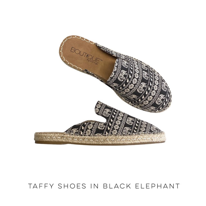 Taffy Shoes in Black Elephant