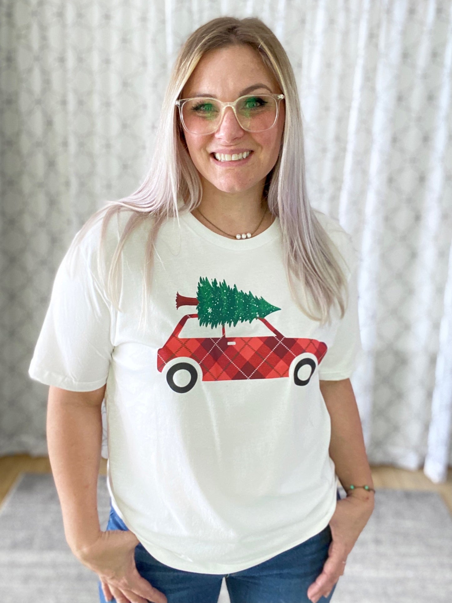 Bringing Home the Tree Graphic Tee