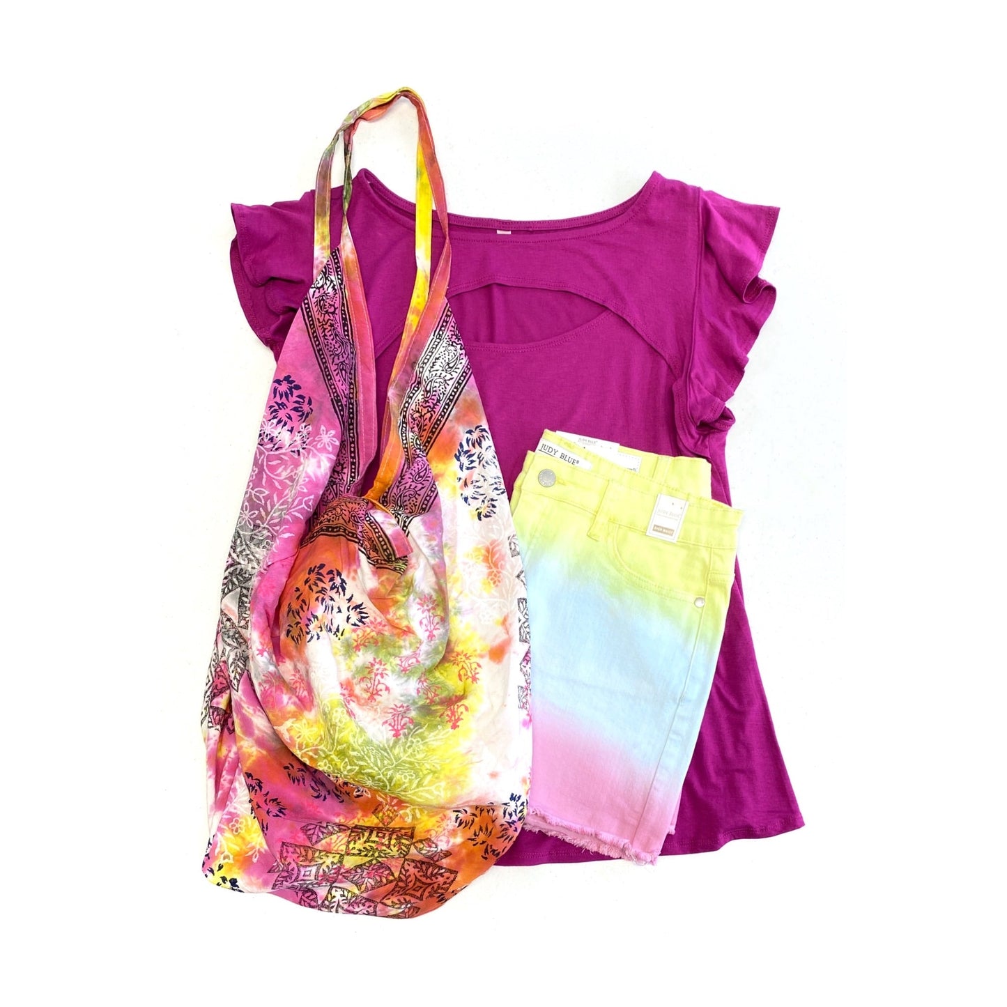 Namaste Tie Dye Shoulder Bag