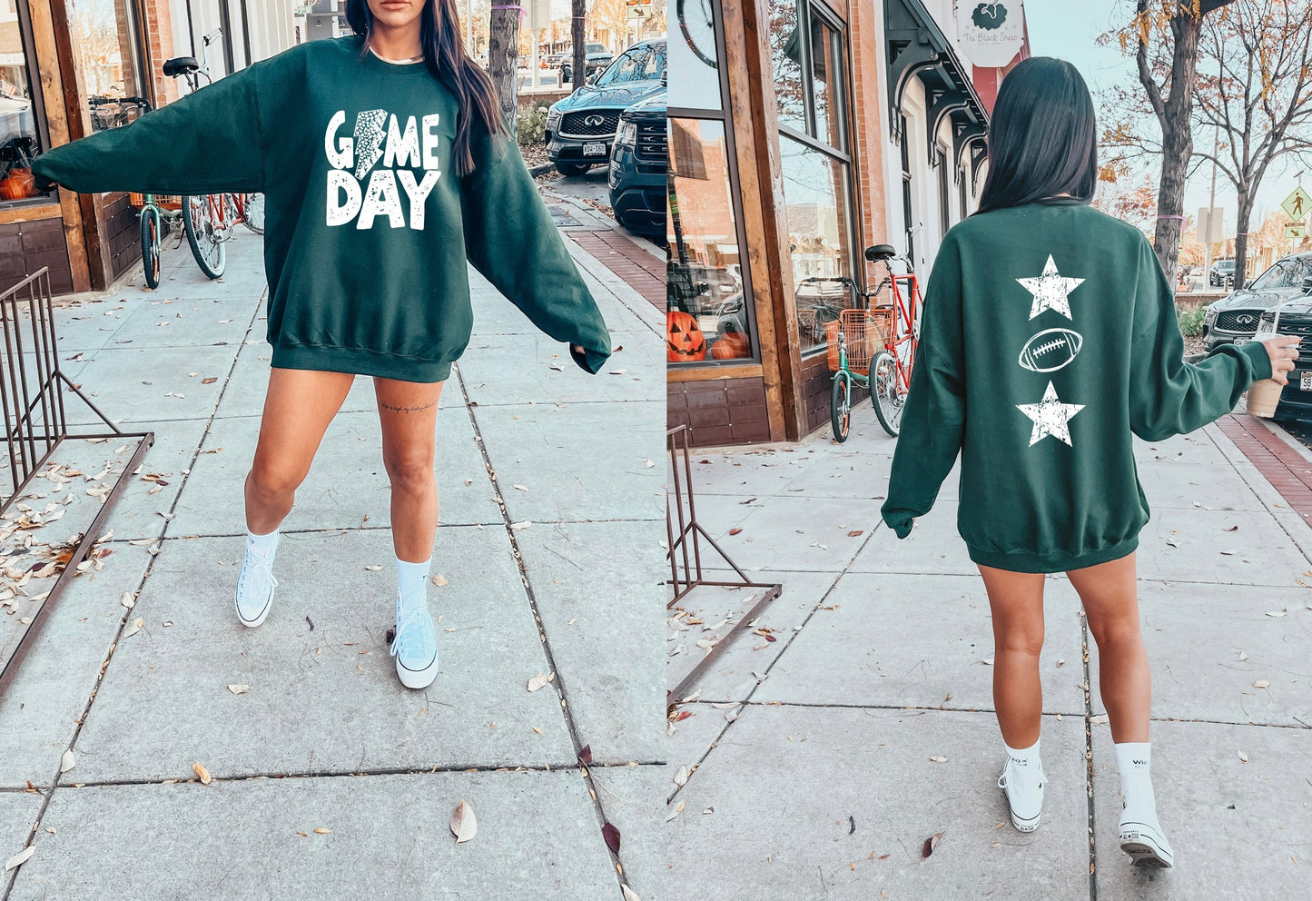 Game Day Sweatshirt Football - Multiple Color Options