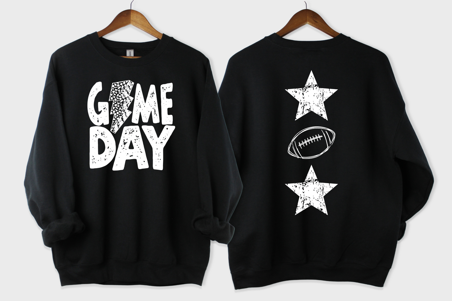 Game Day Sweatshirt Football - Multiple Color Options