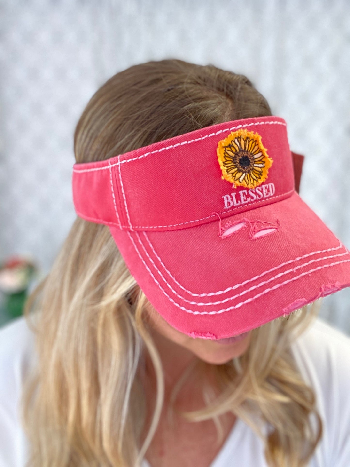Simply Blessed Sunflower Visor