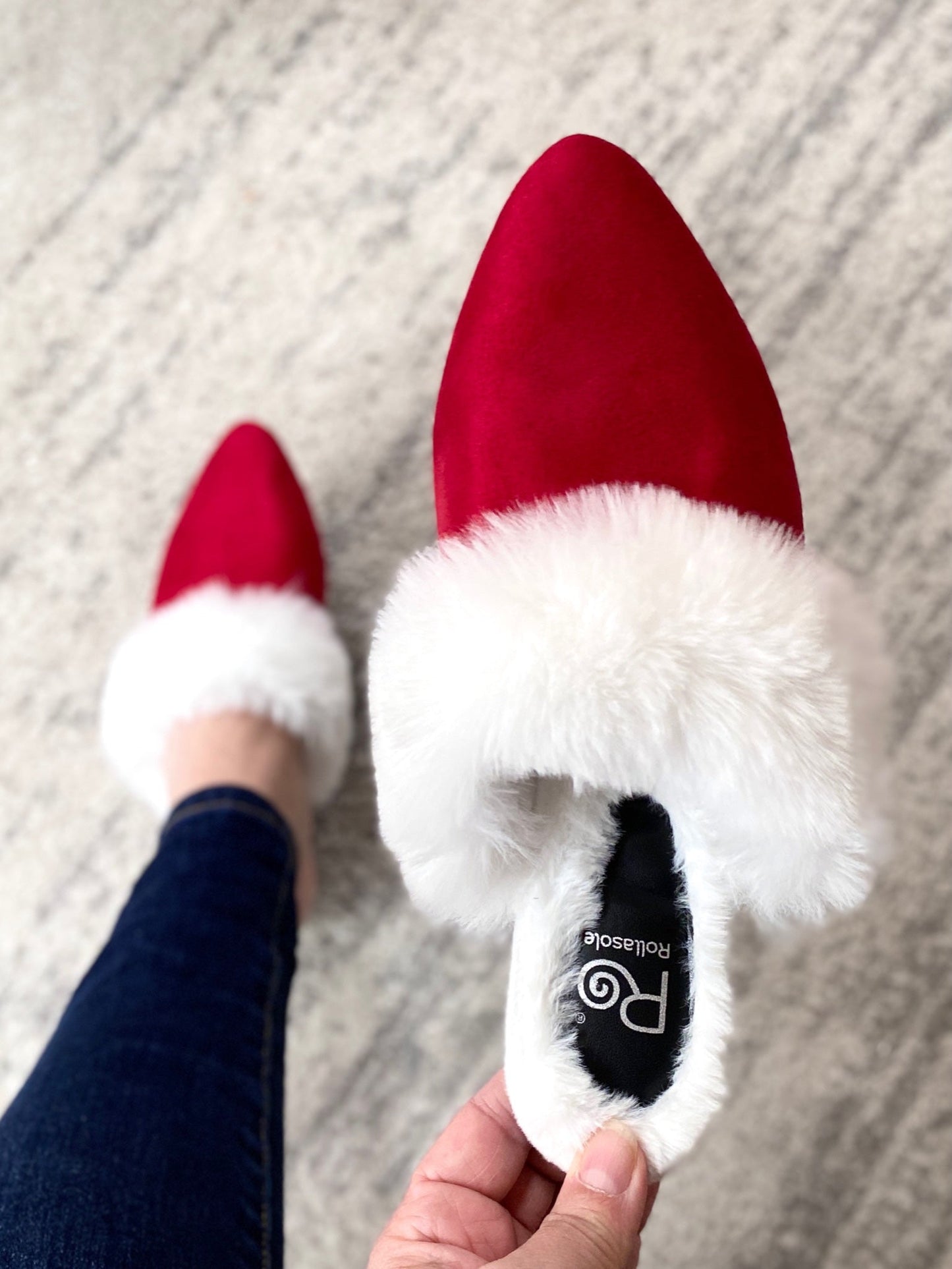 Santa Baby Rollasole Slipper
