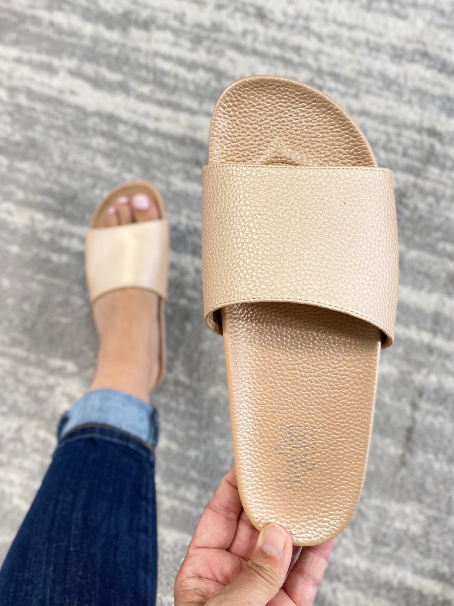 The Backyard Slides in Gold