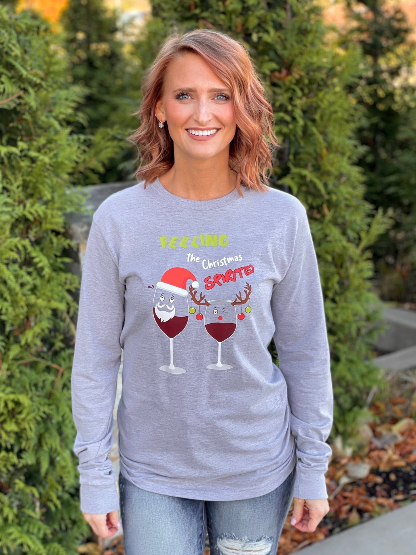 Feeling the Christmas Spirit Graphic Tee