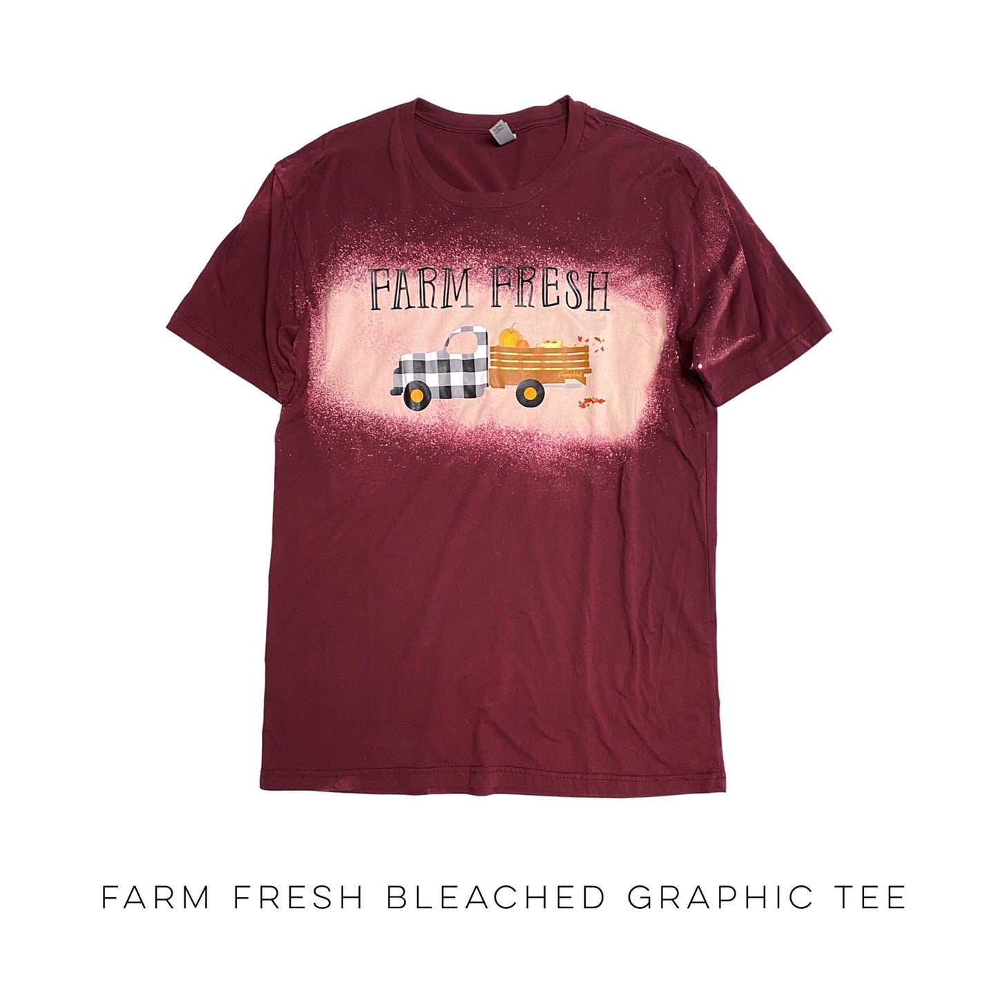 Farm Fresh Bleached Graphic Tee