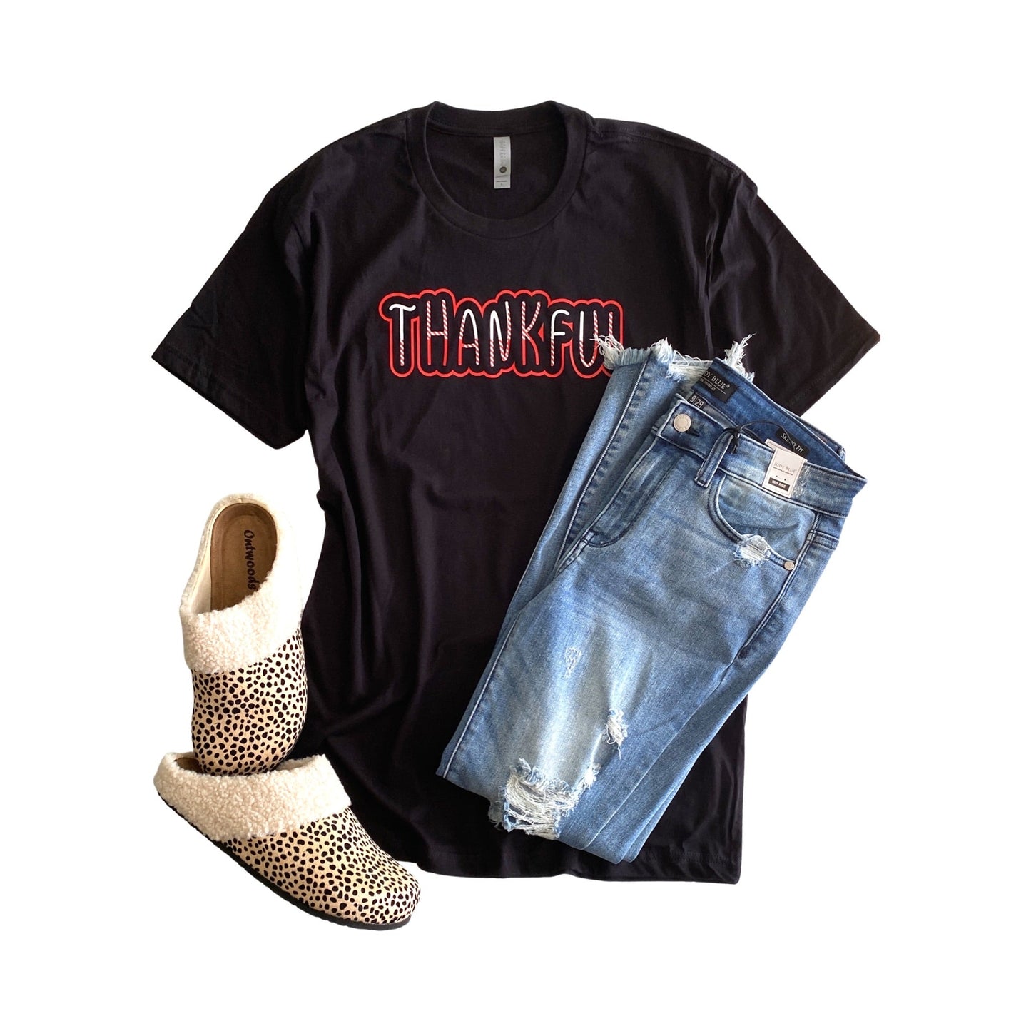 Thankful Plaid Graphic Tee