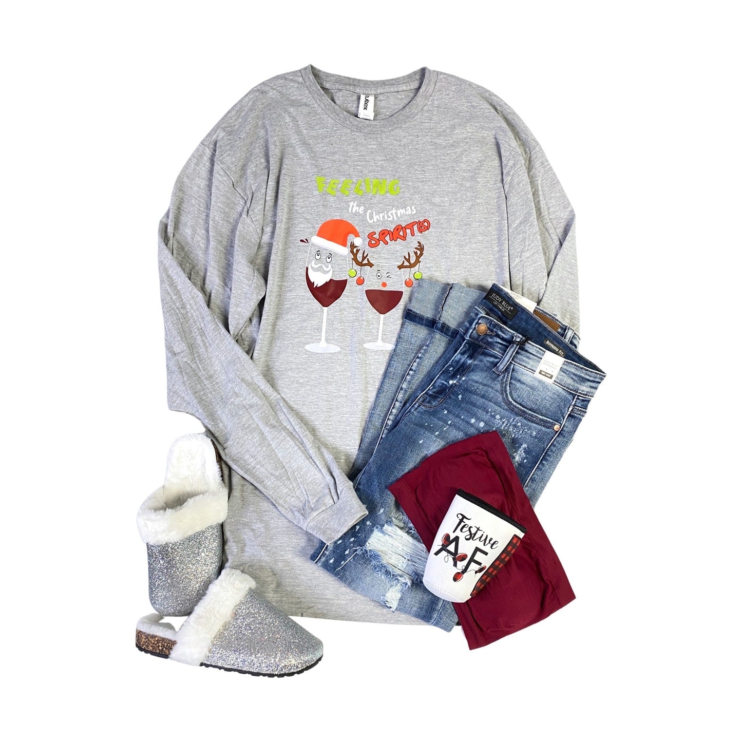 Feeling the Christmas Spirit Graphic Tee