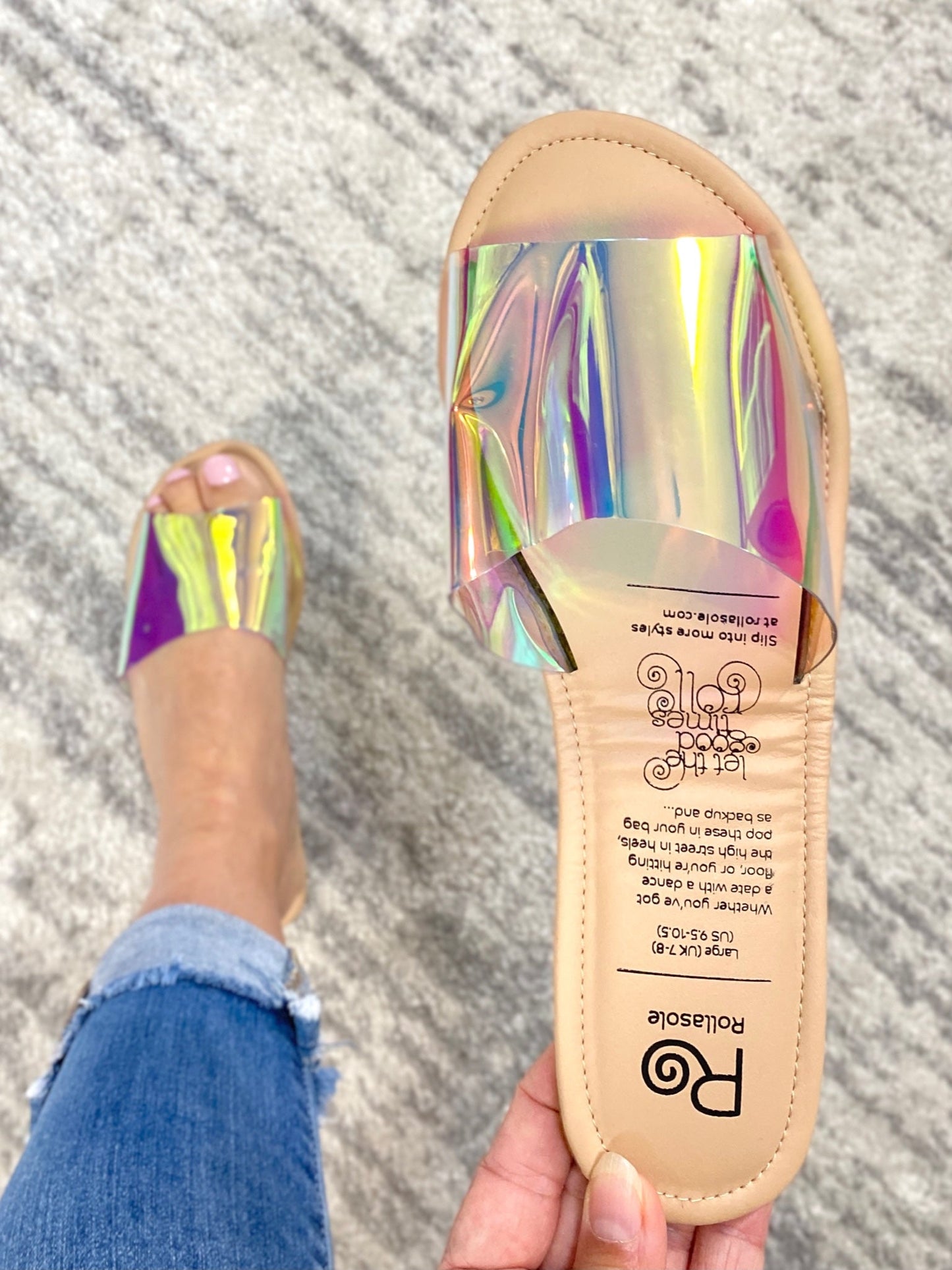 The Rollasole Galaxy Sandal