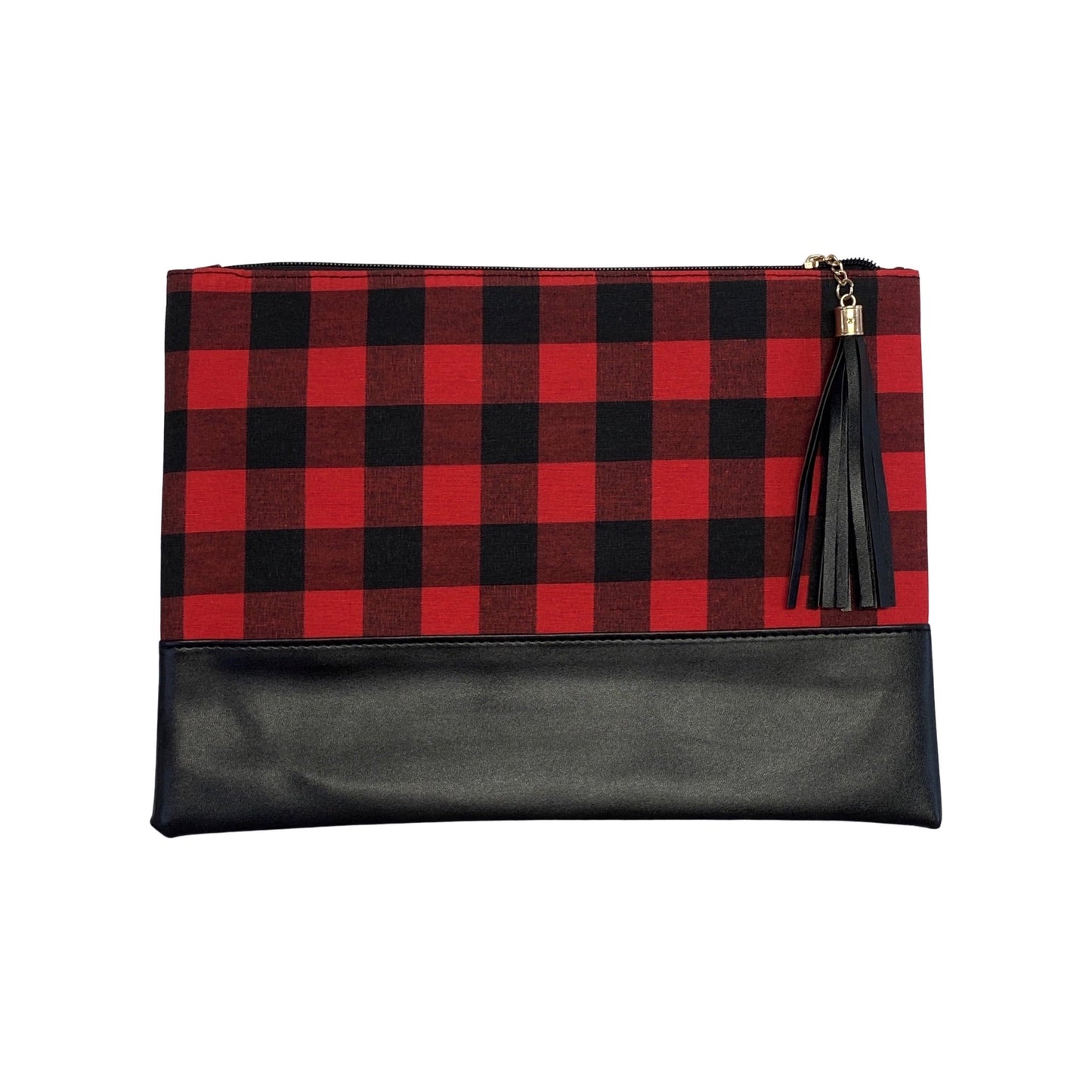 Adorned with Plaid Clutch