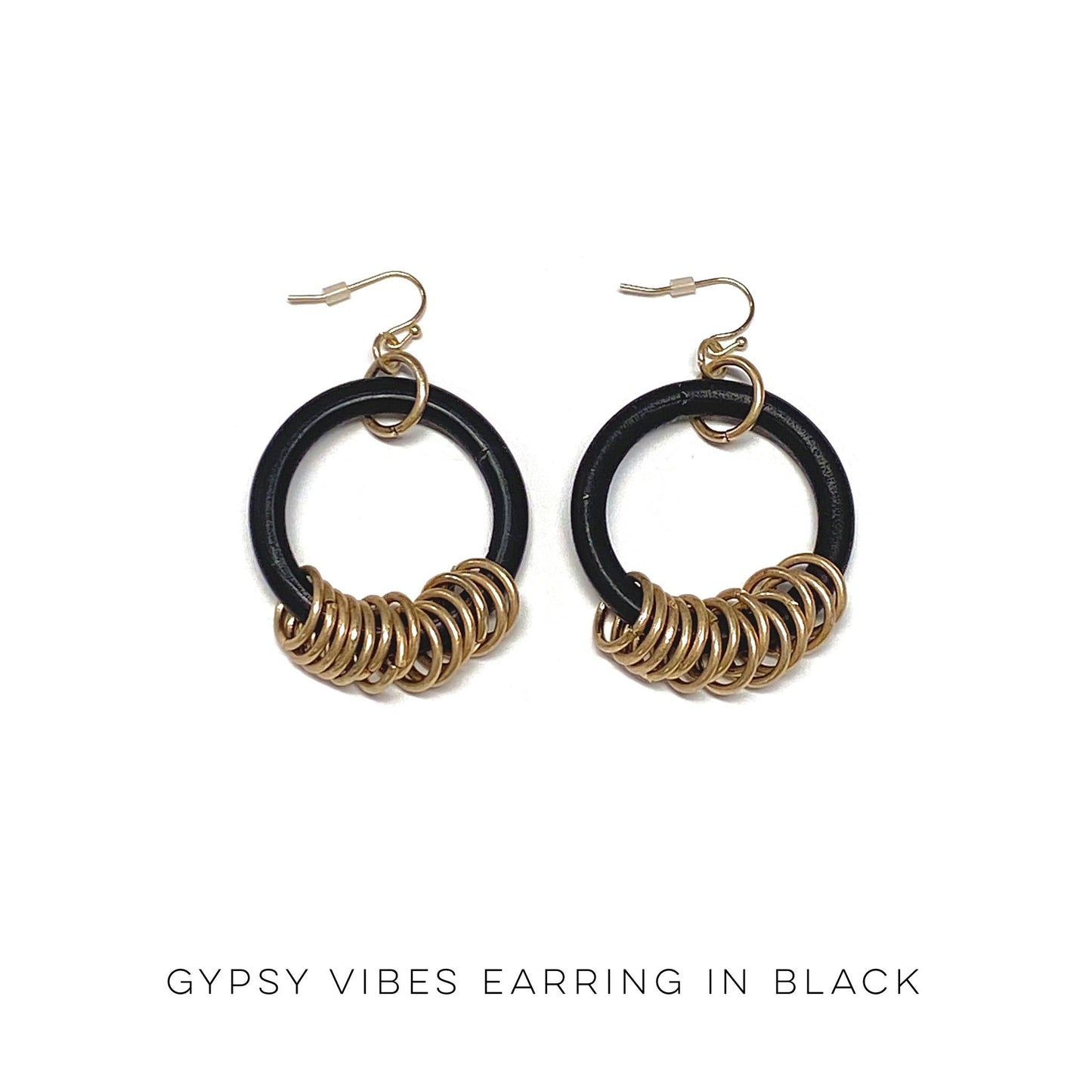 Gypsy Vibes Earrings in Black