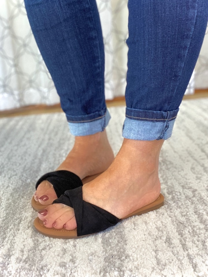 Lemonade Sandals in Black