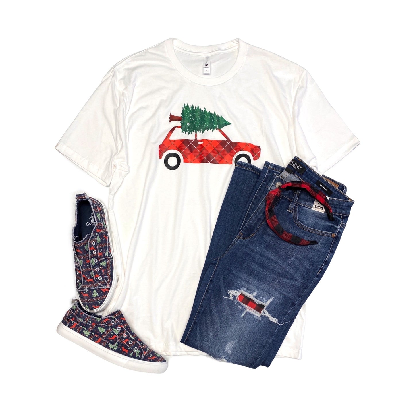 Bringing Home the Tree Graphic Tee