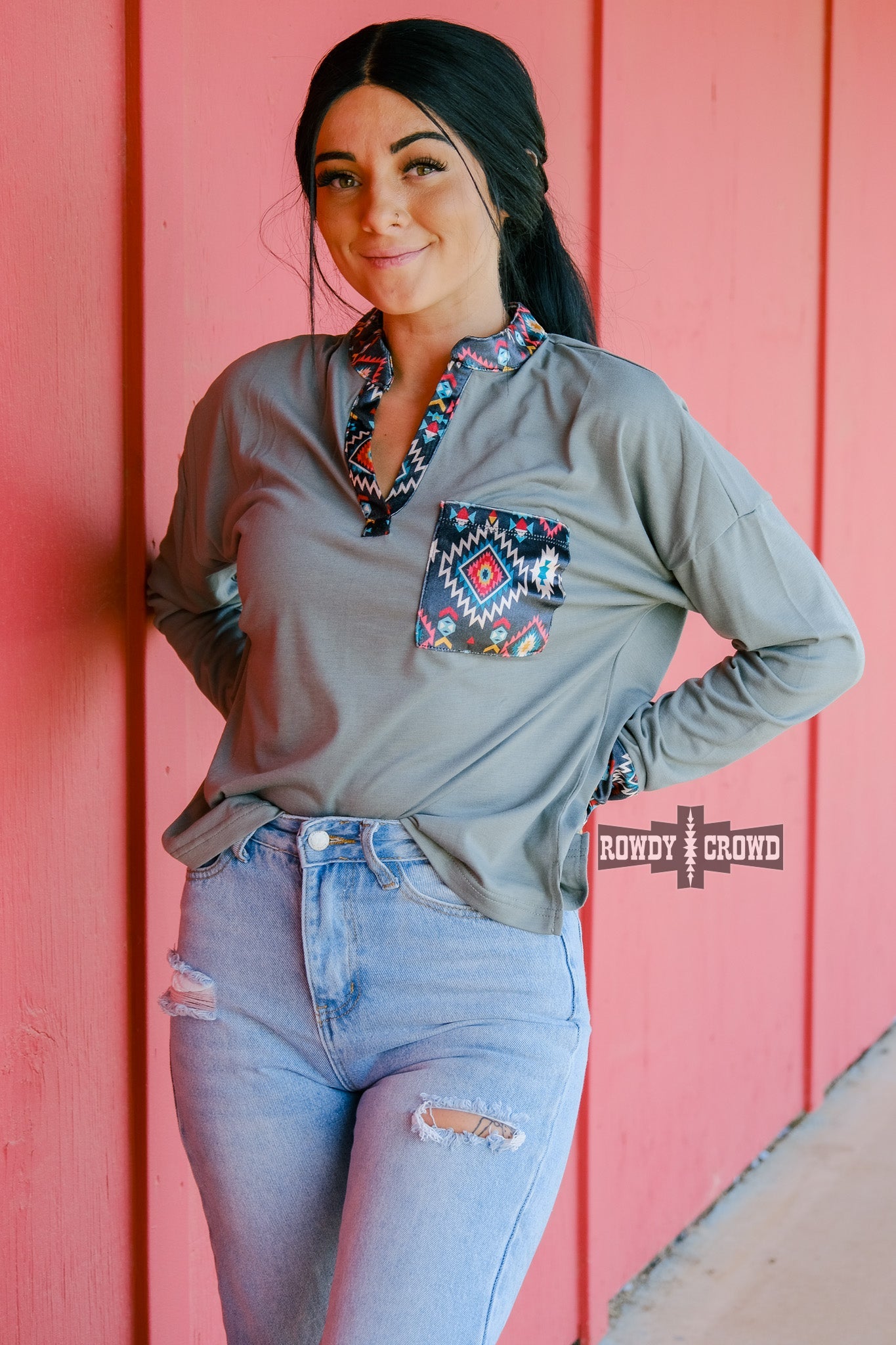 western blouse, western apparel, western boho, western aztec top, western top, western womens tops, womens western shirts, womens aztec top,  aztec print print top, western long sleeve, western wear, western wholesale apparel, womens western wholesale, cowgirl tops, western attire, western fashion, western clothing, western wholesale, wholesale clothing, womens western blouse