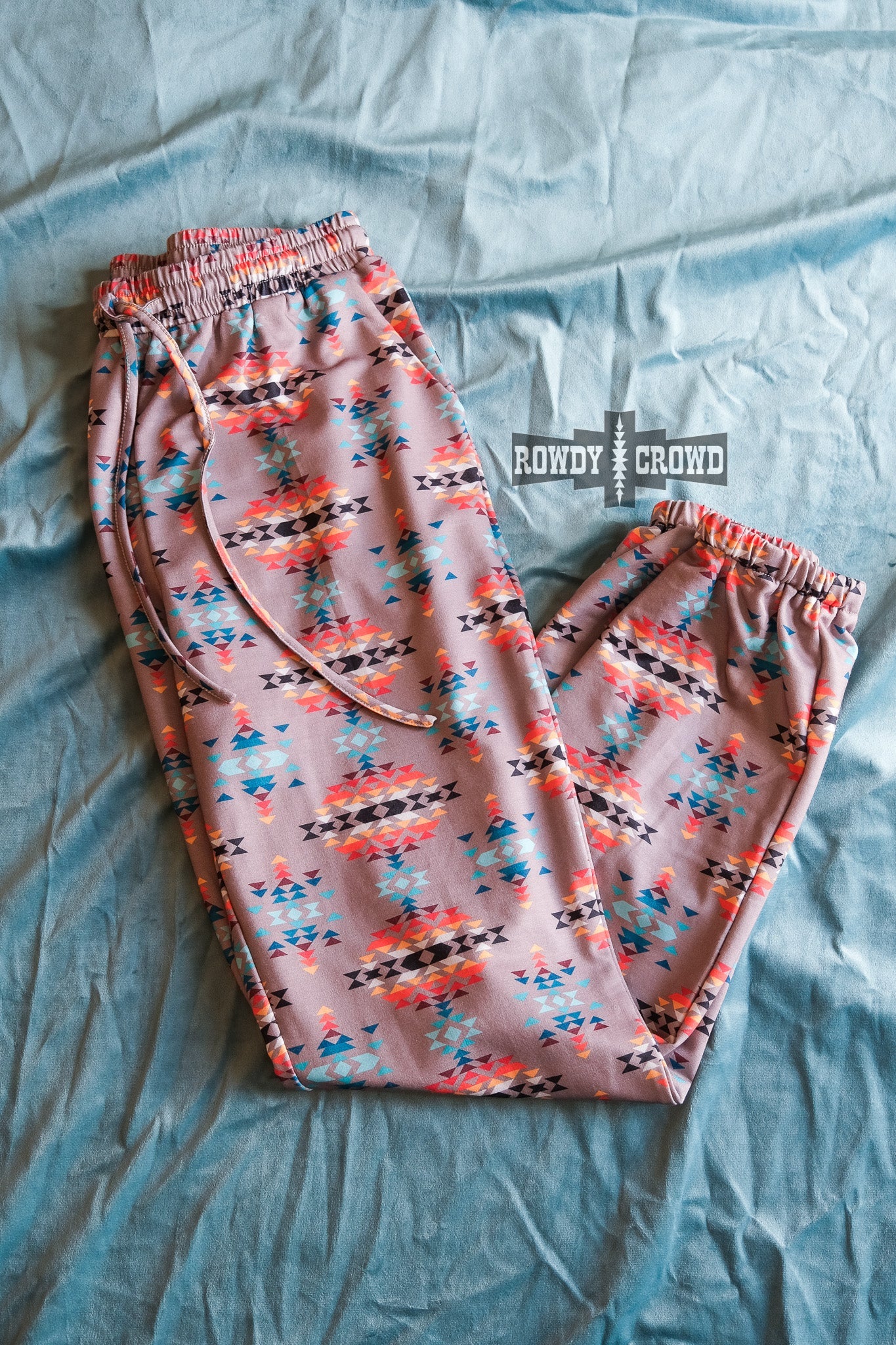 Western Apparel, Western pants, Western Fashion, Western Boutique, Western Wholesale, cowgirl pants, western outfits, western attire, western style pants, western aztec print pants, wholesale clothing, aztec print pants, western jogger style pants, western joggers, western lounge pants, western aztec joggers