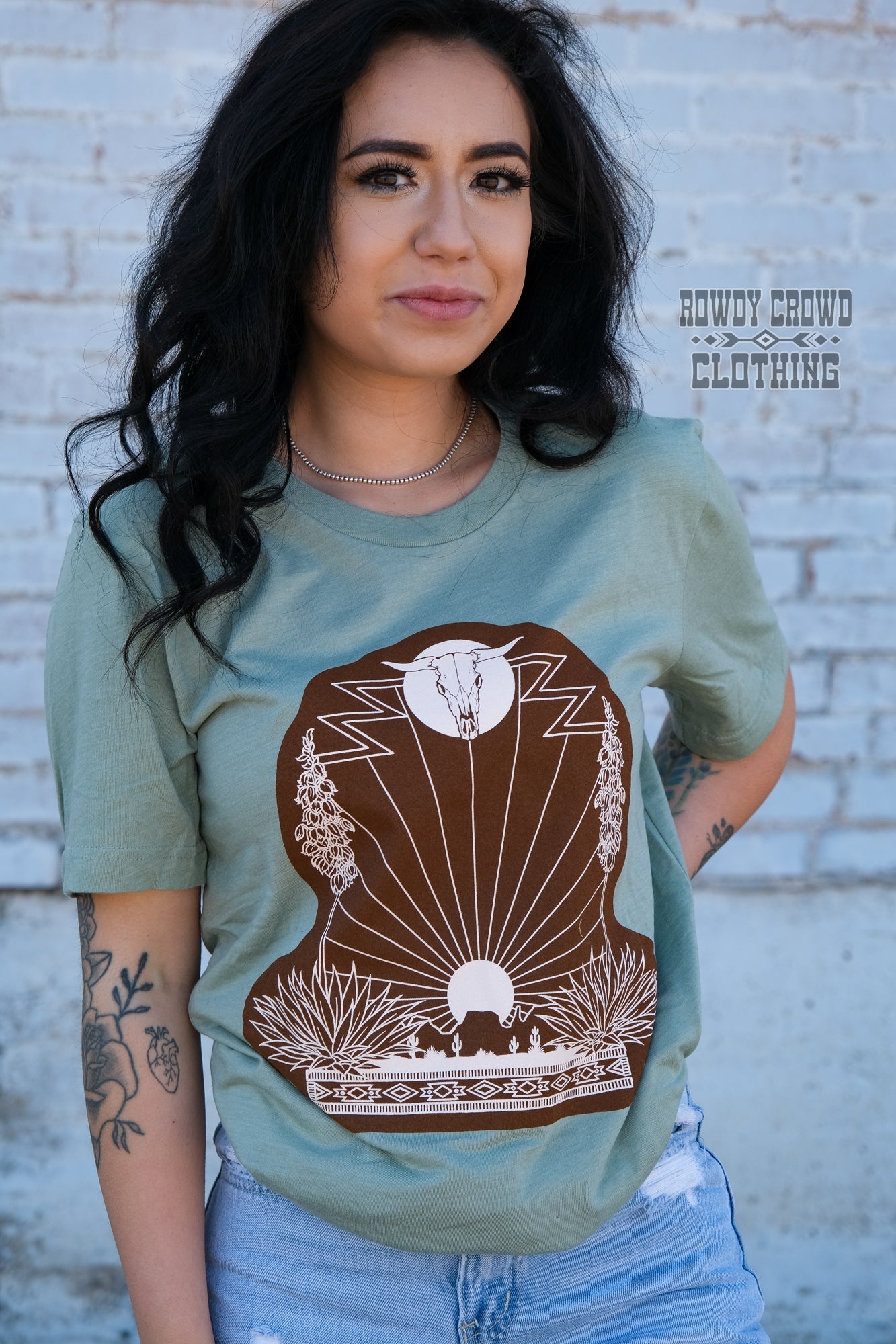 Western Graphic Tee, Western Apparel, Western Wholesale, Western Boutique, Wholesale Clothing, Desert Scene Graphic Tee, Desert Graphic Tee