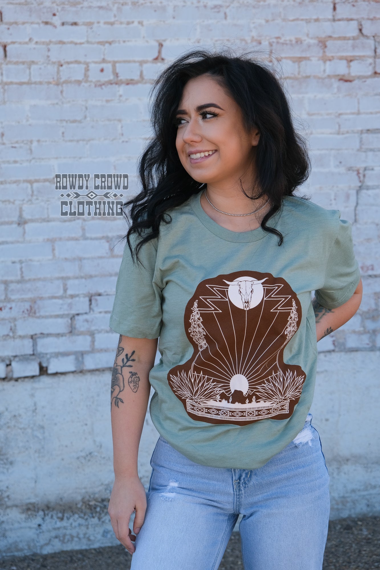 Western Graphic Tee, Western Apparel, Western Wholesale, Western Boutique, Wholesale Clothing, Desert Scene Graphic Tee, Desert Graphic Tee