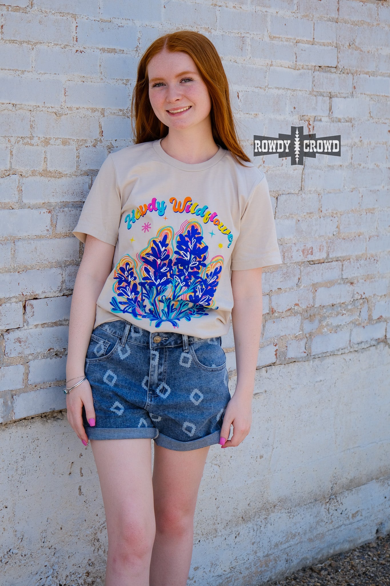 western apparel, western graphic tee, graphic western tees, wholesale clothing, western wholesale, women's western graphic tees, wholesale clothing and jewelry, western boutique clothing, western women's graphic tee, howdy graphic tee, wildflower graphic tee, wildflowers, bright graphic tee, colorful graphic tee, neon graphic tee