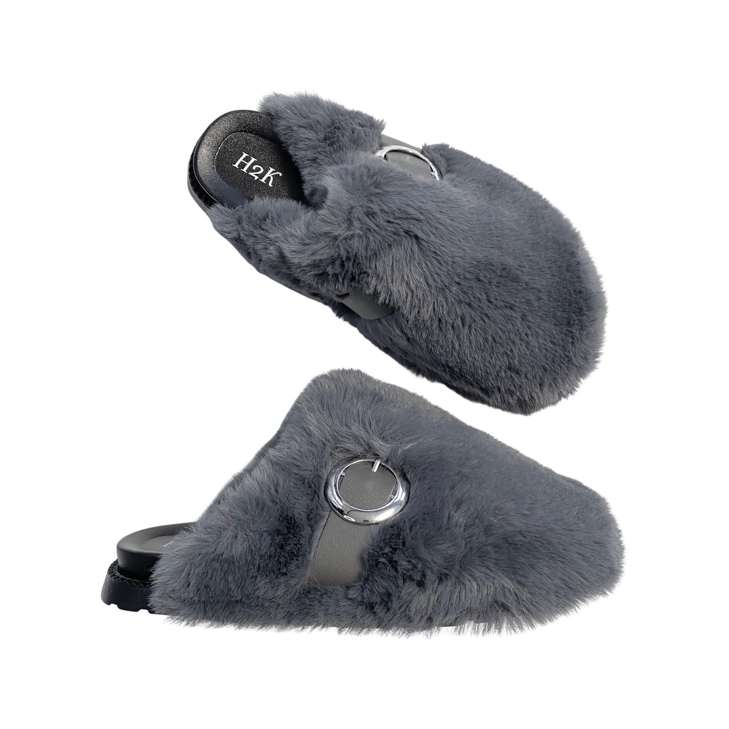 Get Cozy Slippers in Gray