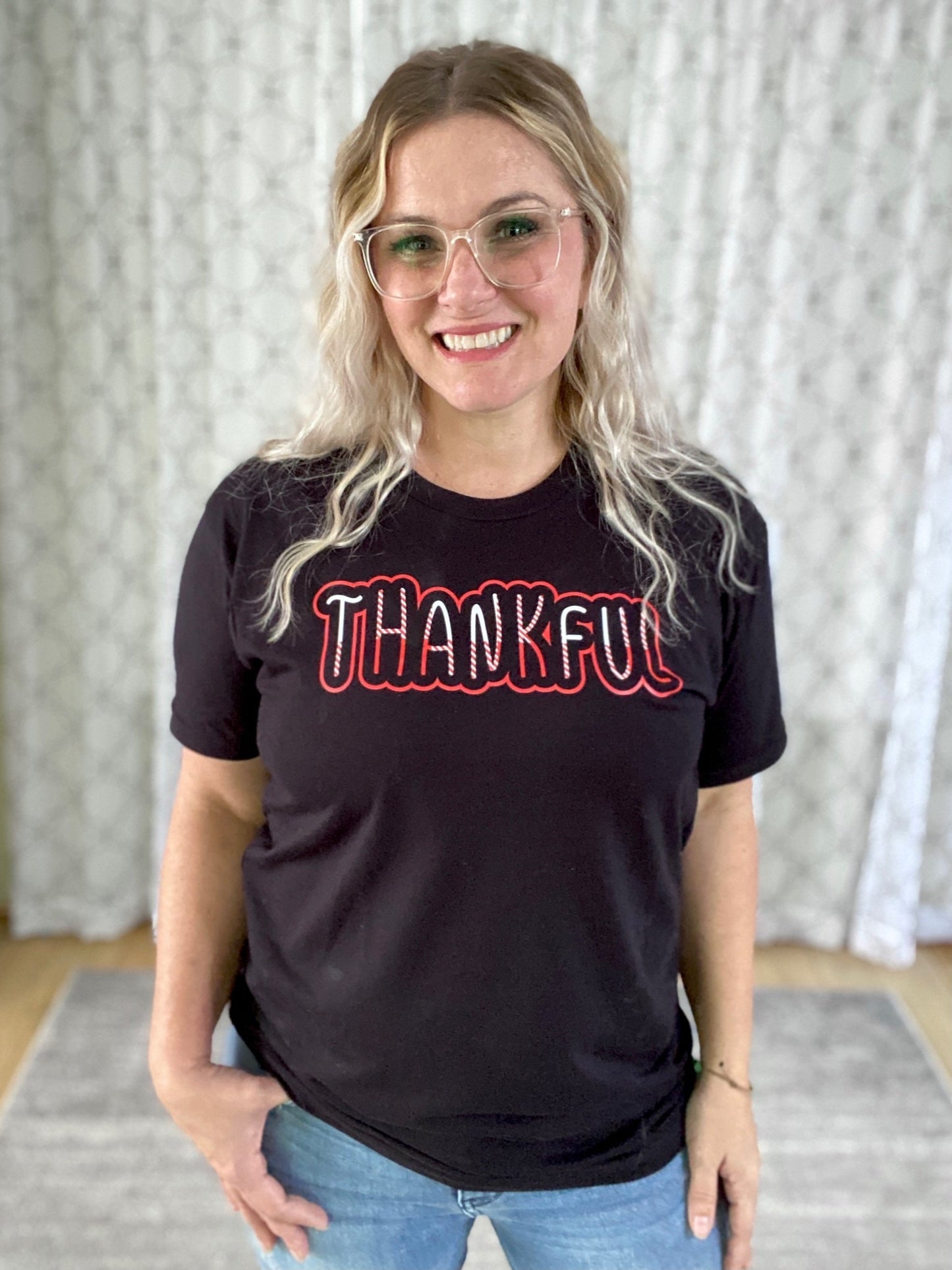 Thankful Plaid Graphic Tee