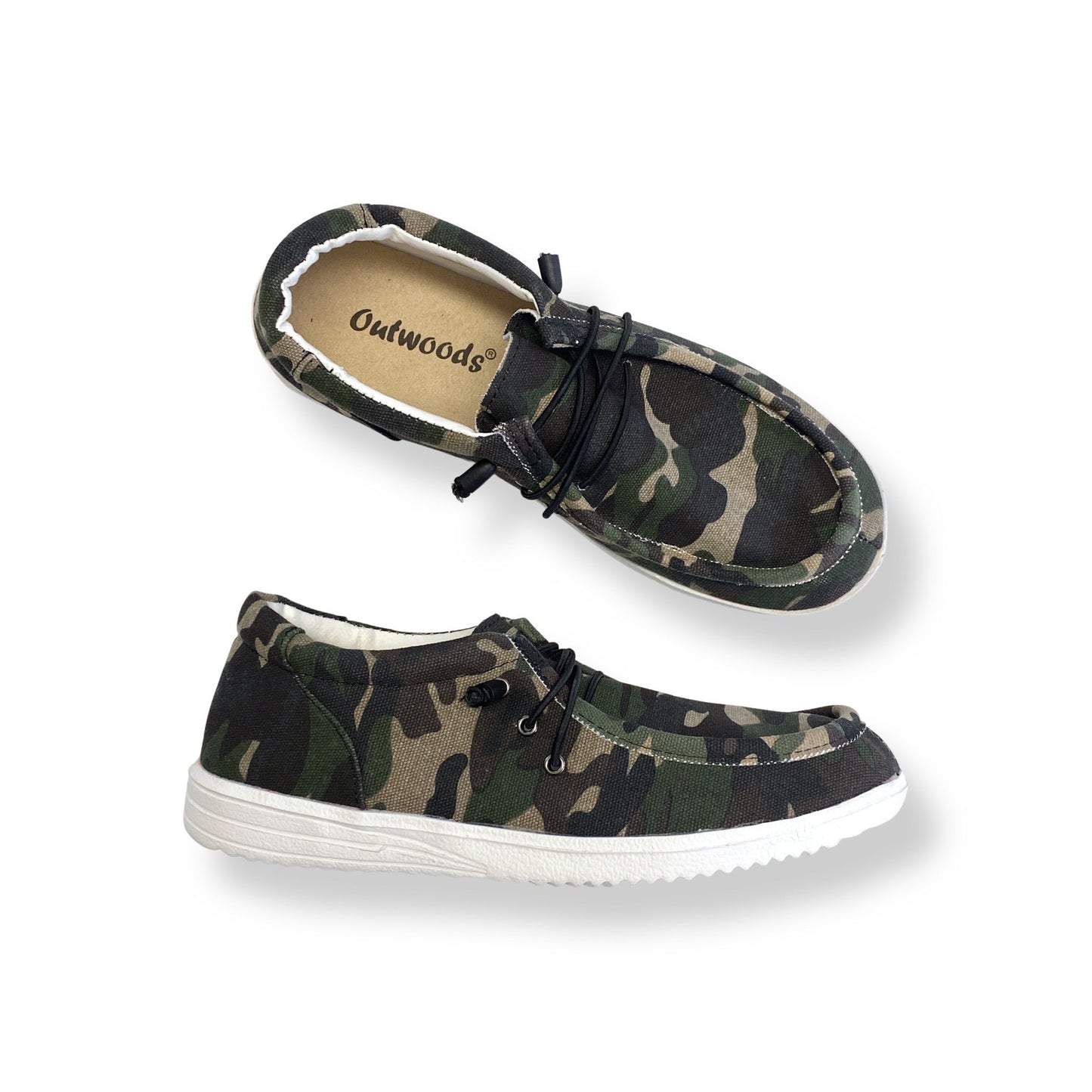 My Walking Burlap Shoes in Camo